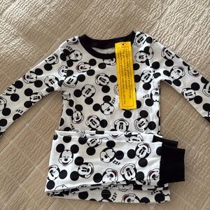 Disney Toddler Mickey Mouse 100% cotton pajamas size 2T